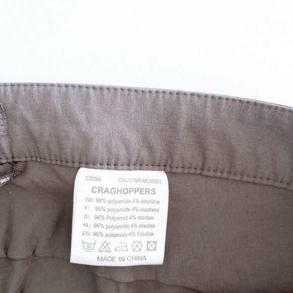 Craghoppers Womens Hiking Pants Cargo Style Straight Leg Dark Green Size 10 - Picture 6 of 11